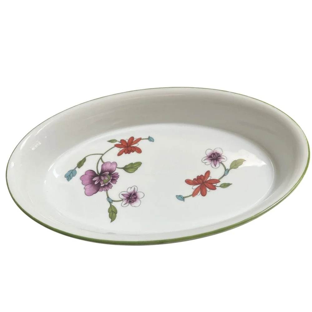 Vintage 1983‎ England Royal Worcester pleated oval Baker Casserole Astley 11
